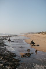 Empty, idyllic beach in Australia