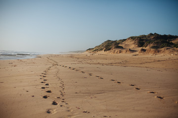 Empty, idyllic beach in Australia