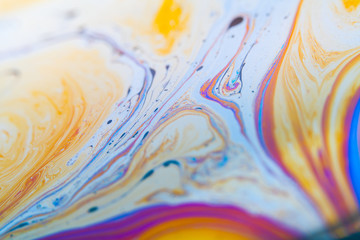 abstract background soap bubble paint overflow