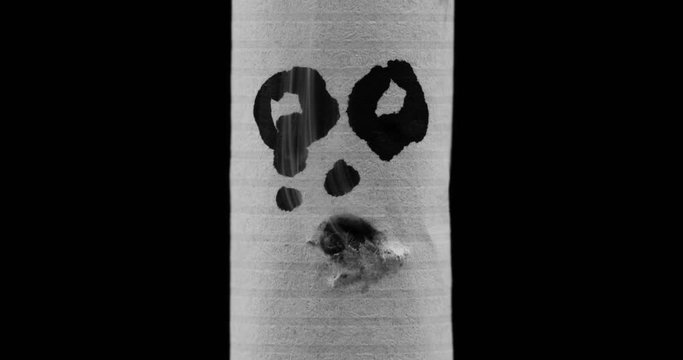 Smoldering cigarette on a black background. Smoke from a cigarette	