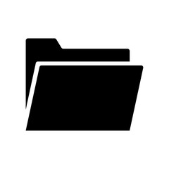 File icon flat logo isolated on white background. vector illustration.	