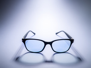 Blue light blocking glasses. Black frame glasses for filtering blue light from the computer....