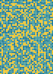 Colour Dots Universe art background design illustration