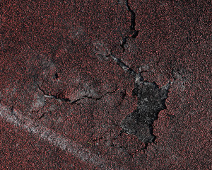 The surface of the old track