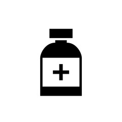 pills bottle icon vector logo trendy design