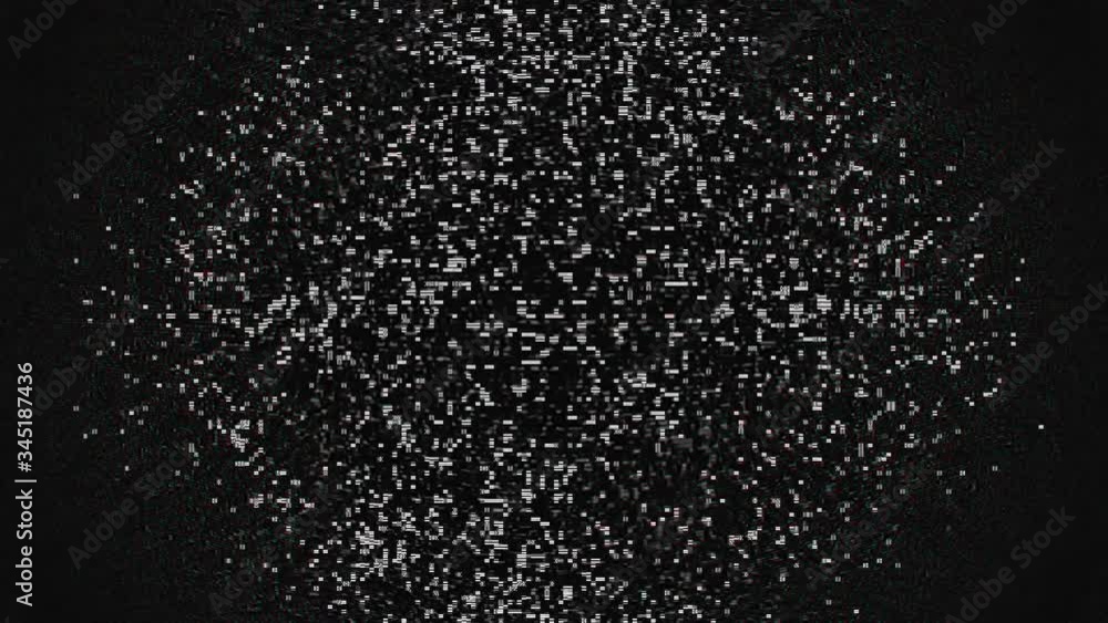 Aufkleber digital noise fisheye vignette dark rgb screen no signal abstract background