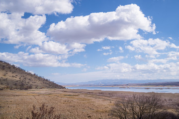 Wonderful scenery by the lake Cheimaditida, Florina, Greece