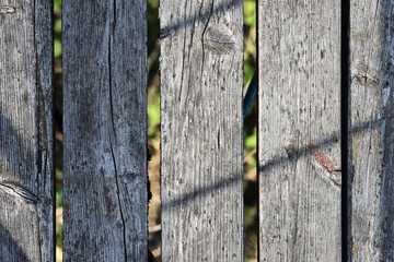 old wooden fence