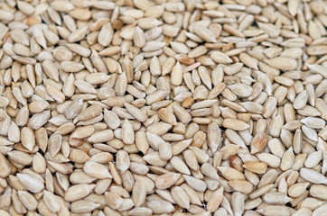 sunflower seeds are in the pan