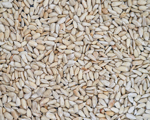 sunflower seeds are in the pan