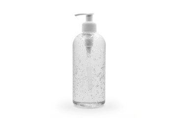 plastic hand gel sanitizer bottle for mock-up
