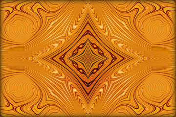 Abstract background with golden ornament. Oriental geometric design. 