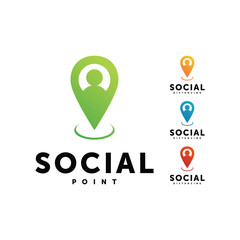 Social Point Logo, People Logo Vector