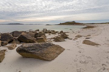 Tresco island beach isles of scilly cornwall uk 