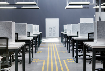 Collapse of the rental business, packaged computers in coworking space