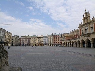 Fototapeta na wymiar sukiennice view krakow