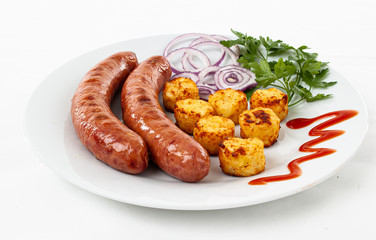 sausage and potatoes