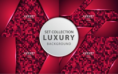 luxury premium red vector background banner design,can be used in cover design, poster, flyer, book design, social media template background. website backgrounds or advertising.