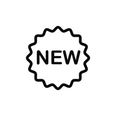 New label tag icon template
