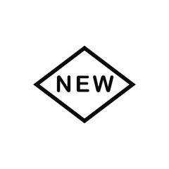 New label tag icon template