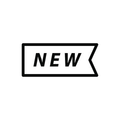 New label tag icon template