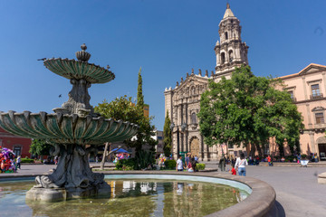 fountain in Mexico, San luis potosi