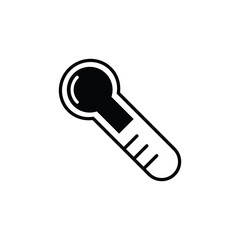 thermometer flat icon vector logo design trendy