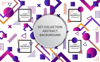 modern abstract white memphis geometric vector background banner design,can be used in cover design, poster, flyer, book design, social media template background. website backgrounds or advertising.
