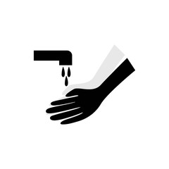 hand wash logo vector