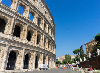 Naklejka premium colosseum in rome italy