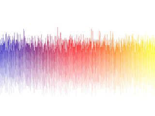 Colorful lines background. Rainbow background or sound wave rhythm. Melted color background.