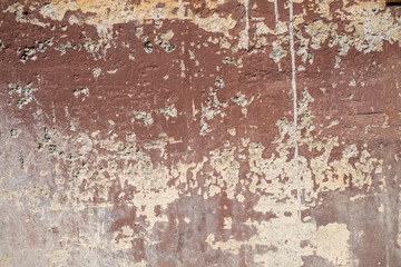 Red Concrete Background With Copy Space 