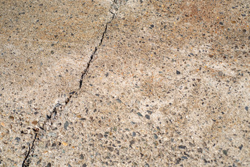 Cracked Concrete Background With Copy Space 