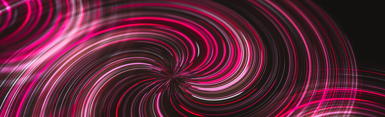 Fototapeta premium futuristic abstract glowing background twisted neon light curves