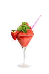 Cocktail on white background