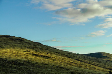Sunrise over the wilderness landscape of Arizona in the Aqua Fria National Monument.