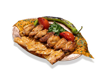 Grilled Chicken Wings with clipping path