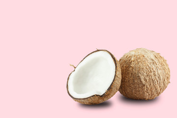 Fototapeta na wymiar Coconut background