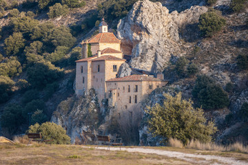 Ermita de San Saturio (Soria, España).