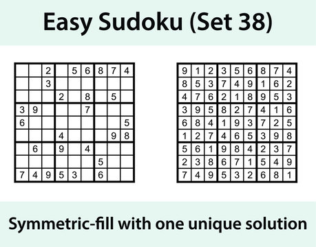 Easy Sudoku Images – Browse 2,426 Stock Photos, Vectors, and Video | Adobe  Stock