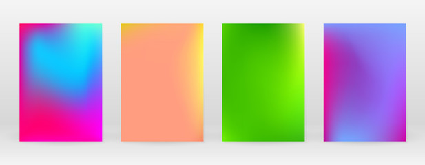 Pastel Soft. Rainbow Gradient Set Color Background