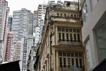 Fototapeta premium 香港上環の街角