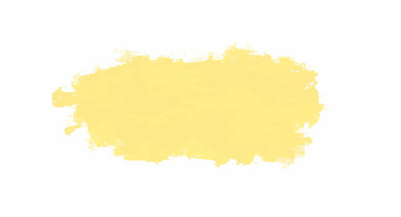 banner Yellow splash watercolor background for your design, watercolor background concept, vector.