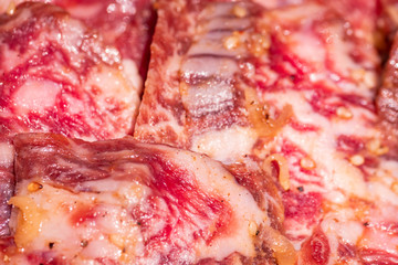 焼肉の食材　カルビ BBQ