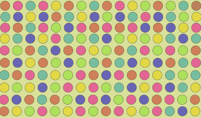 Background colorful round shapes 
