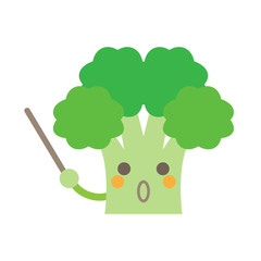 指示棒ブロッコリー驚く