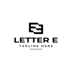 Company Logo Design Modern Professional, Initials of Letter E or EE, Double E Creative Brand