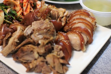 jokbal, a korean traditional food