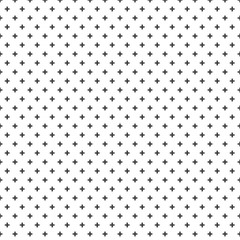 Crosses simple minimalist decorative geometrical pattern - 345219445