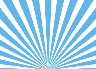 Blue abstract sun rays  background